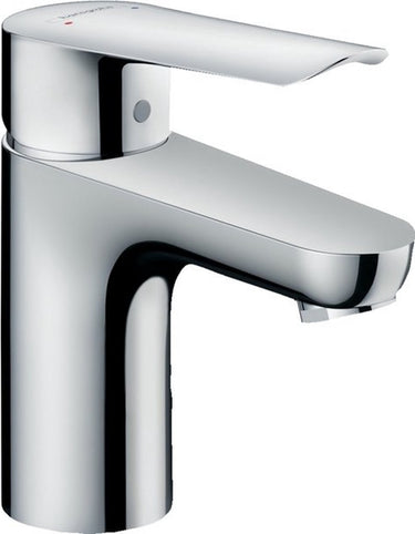 Hansgrohe logis e - wastafelmengkraan - ééngreeps bediening - met trekwaste - 70mm - chroom