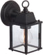 Brilliant irvin - buiten wandlamp - transparant;zwart