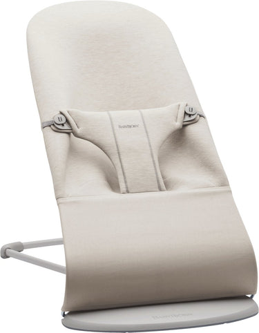 Babybjörn wipstoel bliss - 3d jersey - lichtbeige - ergonomisch - verstelbaar - inklapbaar