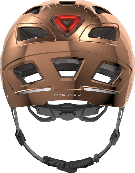 Abus hyban 2.0 fietshelm chrome rosé m ( 52 t m 58 cm )