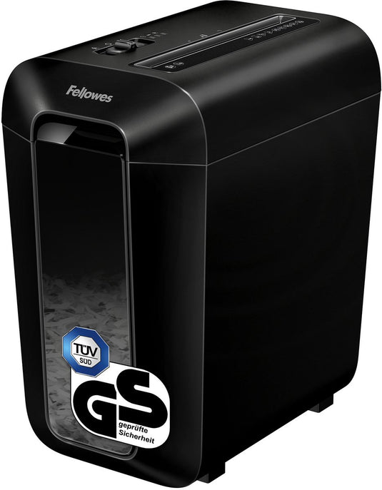 Fellowes lx65 papiervernietiger papierversnipperaar – p‑4 cross‑cut – safesense® – 10 vellen – 22 liter – ook geschikt voor pasjes – voor thuis thuiskantoor