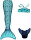 Kuaki zeemeerminstaart - set turquoise - m - 14 jaar