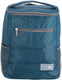Merkloos sans marque strand camping koeltas - rugtas rugzak model - 23 x 15 x 36 cm - 2 vakken - blauw