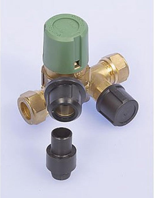 Pentec boiler inlaatcombinatie 8 bar 2x15 mm knel