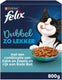 Felix dubbel zo lekker kattenvoer droogvoer - zalm zeevis - 5 x 800g
