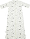 Meyco baby slaapzak winter moon - afritsbare mouwen - indigo - 70cm - winterslaapzak