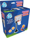 Eddy toys bureau basketbalspel - basketball desktop game met zuignap - basketbal spel voor bureau - inclusief lanceermechanisme en 2 ballen