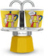 Bialetti mini express lichtenstein met 2 kopjes - 2-kops