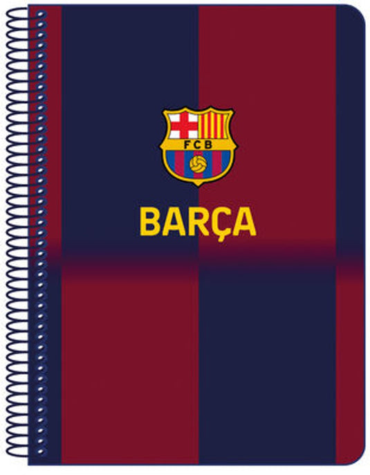 F.c. barcelona notitieboekje blauw kastanjebruin a5 80 lakens