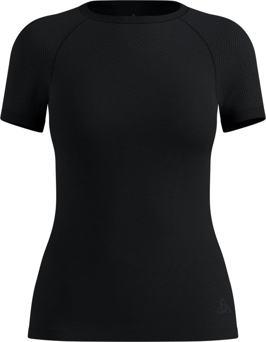 Odlo performance x-light base layer met korte mouwen - vrouwen - zwart - xs
