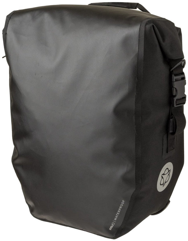 Load image into Gallery viewer, Agu clean shelter enkele fietstas - 100% waterdicht - click'ngo - rolltop - met reflectie - 17 liter - zwart
