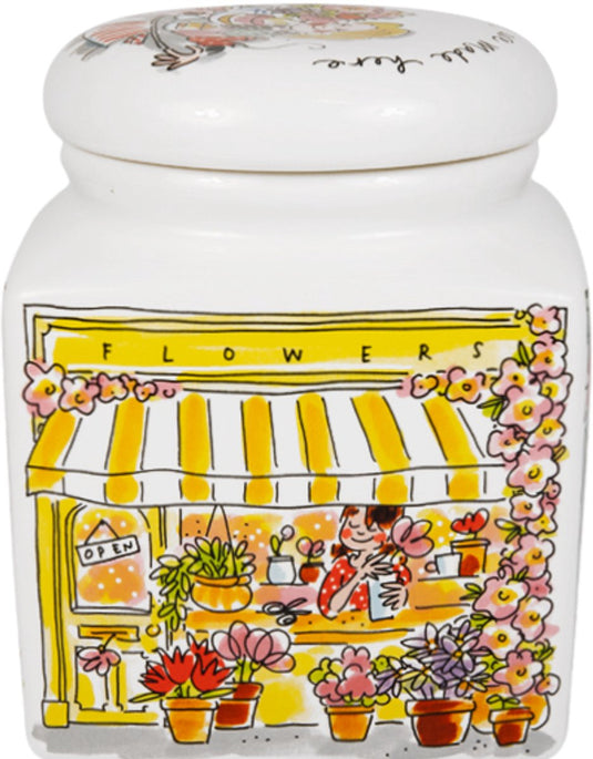 Blond amsterdam , even bijkletsen: storage jar shop 16x20 cm