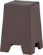 Woood zina bijzettafel hoog - cement - bruin - 51x36x36