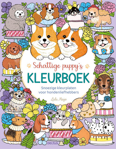 Deltas schattige puppy's kleurboek - lulu mayo