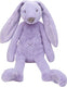 Happy horse recycled konijn richie knuffel 58 cm - lila - baby knuffel