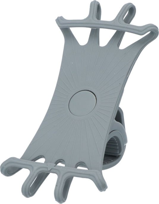 Dresco telefoonhouder fiets ez fit grijs