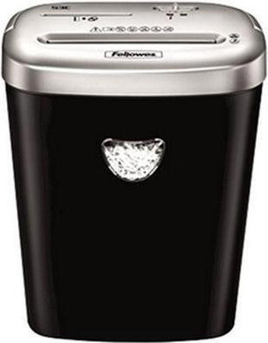 Fellowes papierversnipperaar 53c - vernietigt ook cd's - p4 - 10 vel - zwart en zilver