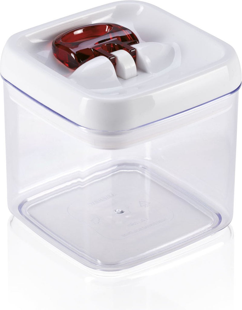 Load image into Gallery viewer, Leifheit fresh easy voorraaddoos - vierkant - 1,0 liter - wit
