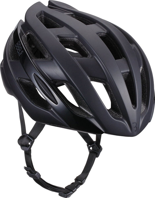 Bbb cycling hawk racefiets helm - large: 58-62 cm - wielrenhelm - fietshelm volwassenen - sporthelm - mat zwart - maat l - bhe-151