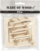 Creativ company mini houten zolderluik en touwladder