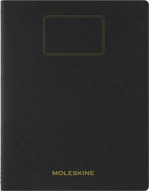 Moleskine schrift student xxl - zachte kraft - blanco - zwart