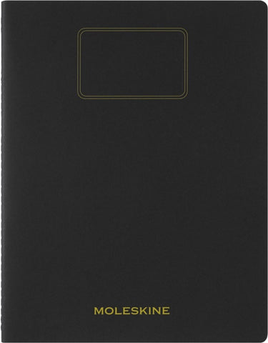 Moleskine schrift student xxl - zachte kraft - blanco - zwart