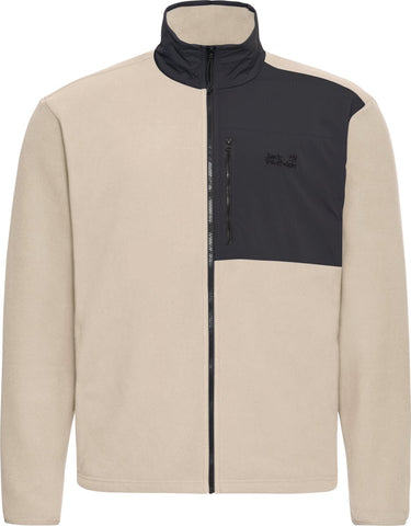 Jack wolfskin sumetro fz m heren outdoorjas-oyster