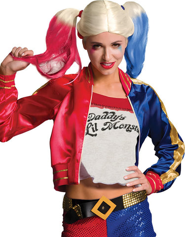 Suicide squad luxe harley quinn - ™ kostuum voor vrouwen - verkleedkleding - maat s