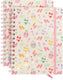 Kangaro spiraalboek - beach happy - a5 - lijn - 2 stuks