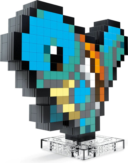 Mattel pokémon mega construction set squirtle pixel art construction kits