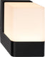 Telefunken - led wandlamp - ip44 - warm wit licht - zwart - 10 watt - 11,5 x 11 x 8 cm - zwart