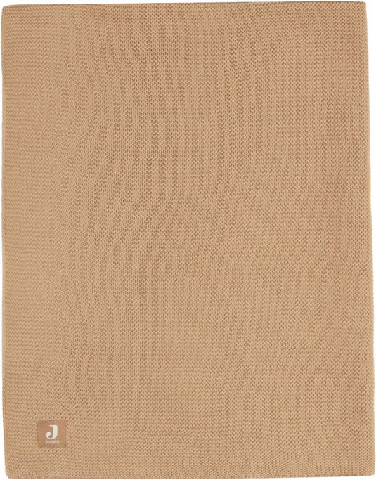 Jollein baby deken wieg 75x100cm basic knit - biscuit