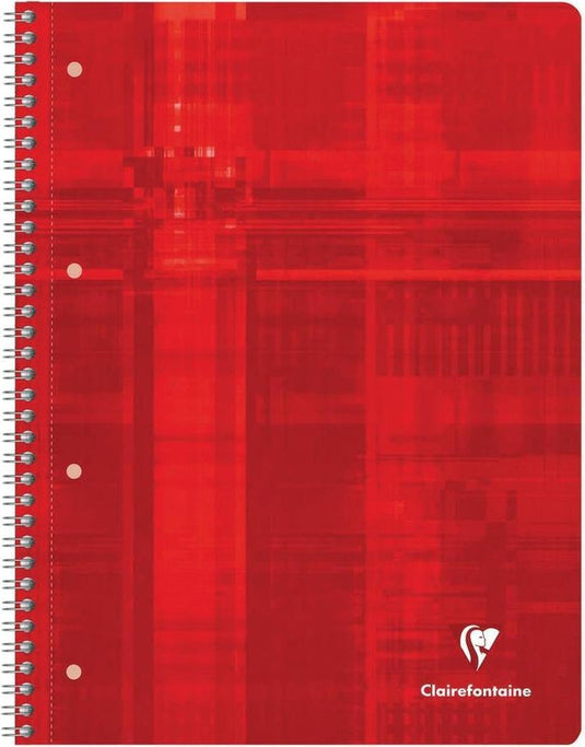 Clairefontaine collegeblok 8252c din a4 blauw geruit 90 g m²