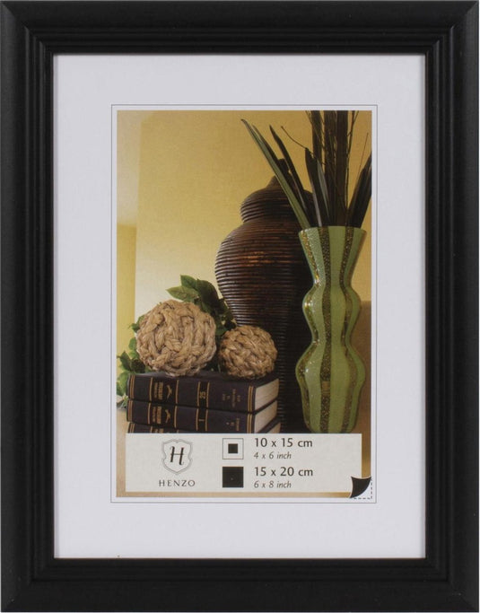Henzo fotolijst - - artos - fotomaat 15x20 cm - zwart