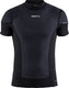Craft active extreme x wind ss m heren thermoshirt - zwart - granite