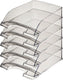 Leitz brievenbak plus a4 transparant rookglas | 5 stuks
