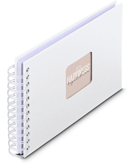 Hama spiraal fotoalbum - fine art - 24x17 - 50 pagina's - wit