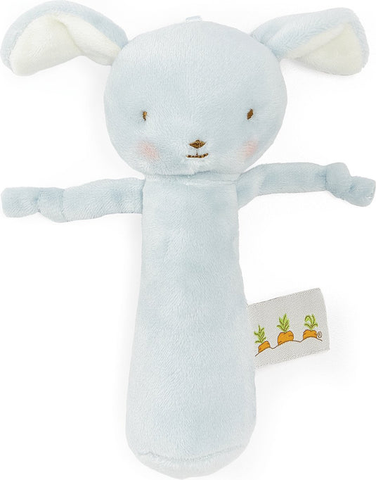 Bunnies by the bay rammelaar hond - knuffel - geborduurde details - 16 cm - blauw