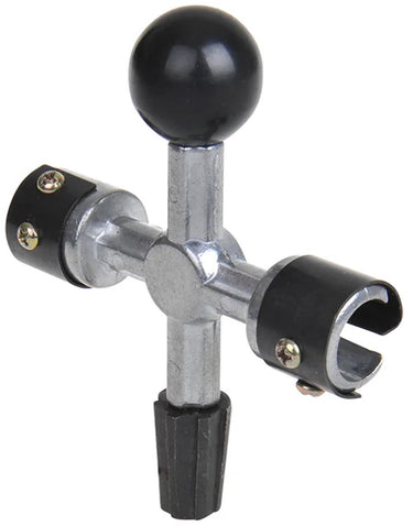 Proplus accupoolreiniger - 4-zijdig - universeel - verbeterde geleiding - 10.2 x 12.4 cm - zilver