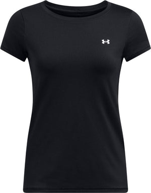 Under armour tech mesh short sleeve dames sportshirt - zwart