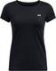 Under armour tech mesh short sleeve dames sportshirt - zwart
