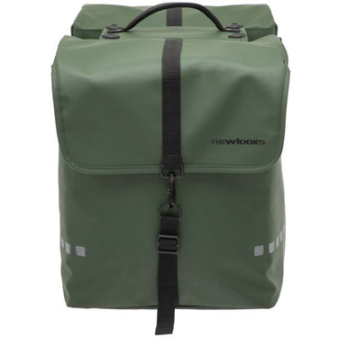 New Looxs Odense Dubbele Fietstas - Groen - 39L