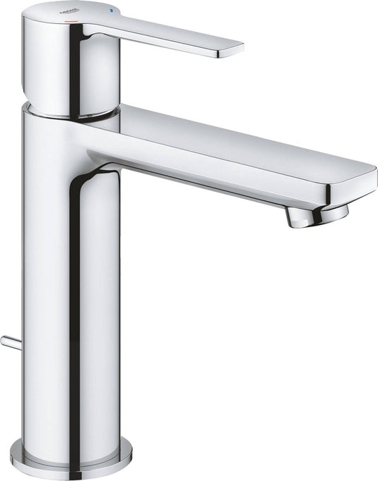 Grohe lineare new wastafelkraan s - lage uitloop - met trekwaste - chroom