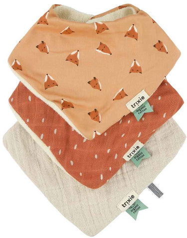 Trixie bandana slab 3-pack mix - fierce fox