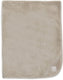 Jollein baby deken ledikant - 100x150cm - basic jersey sherpa - warm sand