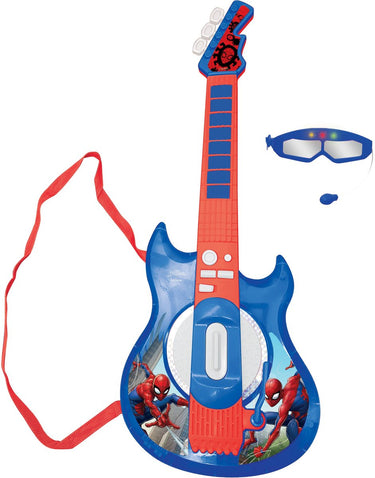 Lexibook spider-man elektrische gitaar met brilmicrofoon