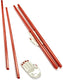 Serax - paola navone table nomade - eetstokjes + houder - rood wit - 2 stuks
