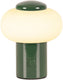 Lucide gustav - oplaadbare tafellamp - accu batterij - ø 8 cm - led dimbaar - 1x0,8w 2700k - groen | essential