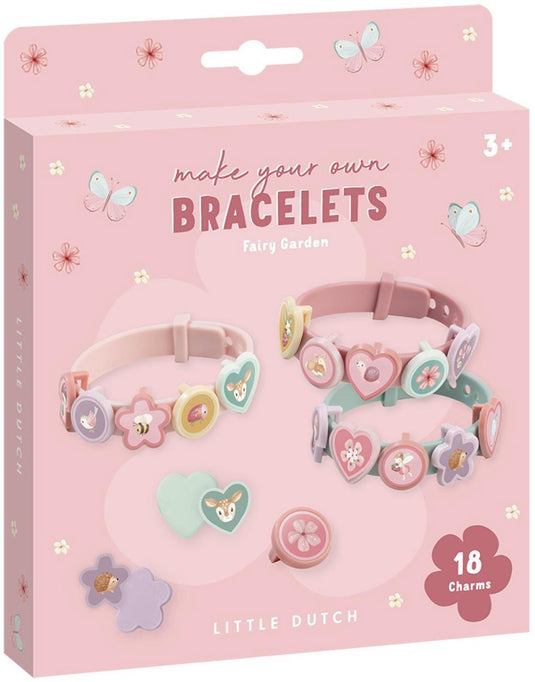 Little dutch zelf schuif armbandjes maken fairy garden- knutselset cadeautip speelgoed