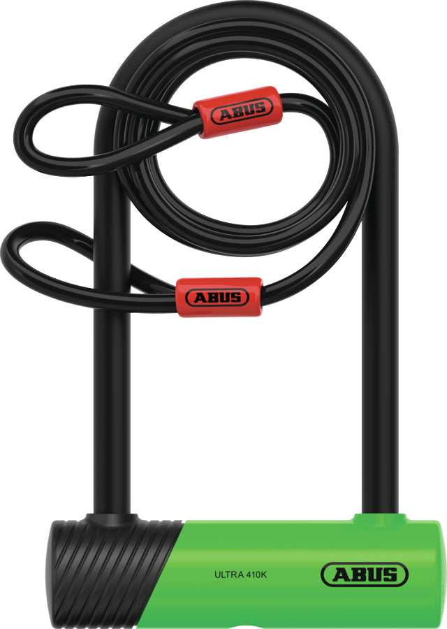 Load image into Gallery viewer, Abus ultra mini 410k 150hb180 u-lock incl. cobra loop cable and sh34 bracket
